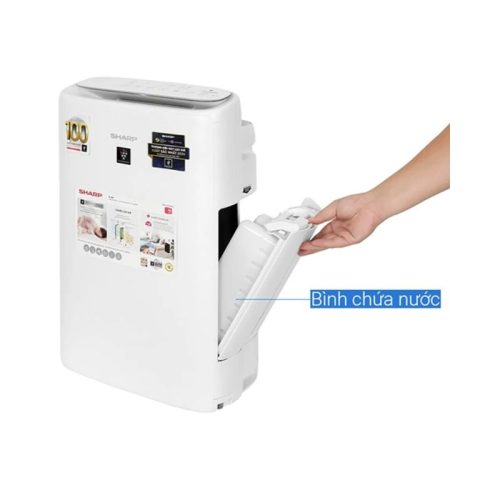 hinh anh may loc khong khi va tao am sharp kin40vw 29w